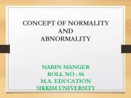 concept of normality and abnormality (1)