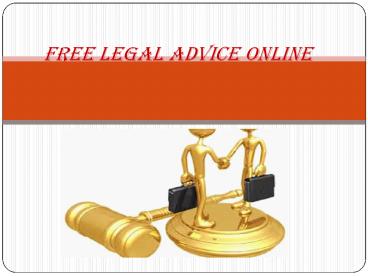 Free Legal Advice Online