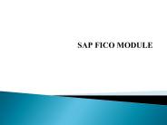INTRODUCTION TO SAP  FICO