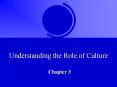 Understanding the Role of Culture PowerPoint PPT Presentation