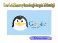 How To Get Recovery From Google Penguin 3.0 Penalty PowerPoint PPT Presentation