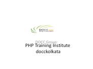 PHP Training Institute docckolkata