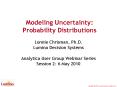 Modeling Uncertainty: Probability Distributions PowerPoint PPT Presentation