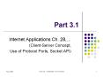 Internet Applications Ch. 28, PowerPoint PPT Presentation