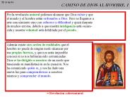CAMINO DE DIOS AL HOMBRE, 1