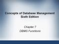Concepts of Database Management Sixth Edition PowerPoint PPT Presentation