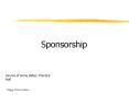 Sponsorship PowerPoint PPT Presentation