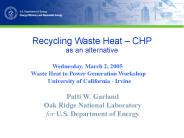 Recycling Waste Heat 