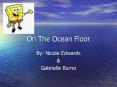 On The Ocean Floor PowerPoint PPT Presentation