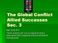 The Global Conflict Allied Successes Sec. 3 PowerPoint PPT Presentation