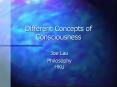 Different Concepts of Consciousness PowerPoint PPT Presentation