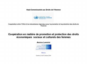 Haut-Commissariat aux Droits de l