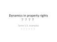 Dynamics in property rights ???? PowerPoint PPT Presentation