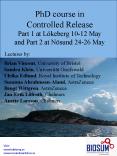 PhD course in Controlled Release Part 1 at L PowerPoint PPT Presentation