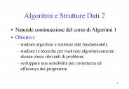Algoritmi e Strutture Dati 2