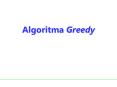 Algoritma Greedy PowerPoint PPT Presentation