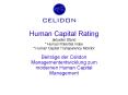 Human Capital Rating aktueller Stand * Human Potential Index * Human Capital Transparency Monitor PowerPoint PPT Presentation