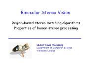 Binocular Stereo Vision