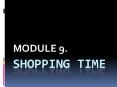 SHOPPING TIME PowerPoint PPT Presentation