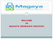magaya insurance ppt