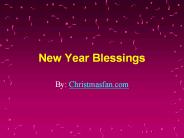 New Year Blessings