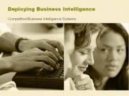 Deploying Business Intelligence