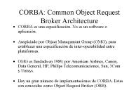 CORBA: Common Object Request Broker Architecture