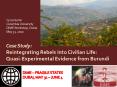 Case Study: Reintegrating Rebels Into Civilian Life: Quasi-Experimental Evidence from Burundi PowerPoint PPT Presentation