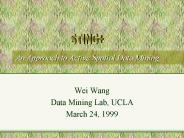 An Approach to Active Spatial Data Mining