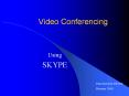 Video Conferencing PowerPoint PPT Presentation