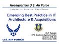 Emerging Best Practice in IT Architecture PowerPoint PPT Presentation