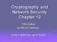 Cryptography and Network Security Chapter 12 PowerPoint PPT Presentation