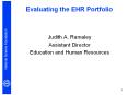 Evaluating the EHR Portfolio PowerPoint PPT Presentation