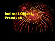 Indirect Object Pronouns