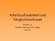 Arbeitszufriedenheit und T
