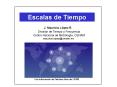 Escalas de Tiempo PowerPoint PPT Presentation