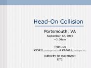Head-On Collision