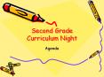 Second Grade Curriculum Night PowerPoint PPT Presentation