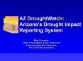 AZ DroughtWatch: Arizona PowerPoint PPT Presentation