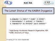 The Latest Status of the KAGRA Cryogenics