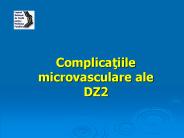 Managementul complicatiilor microvasculare ale DZ2 