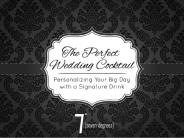 The Perfect Wedding Cocktail