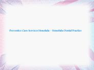 Preventive Care Services Honolulu