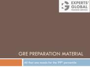 Get the GRE Preparation Material