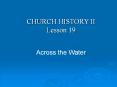 Across the water PowerPoint PPT Presentation