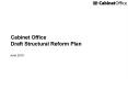 Cabinet Office Draft Structural Reform Plan PowerPoint PPT Presentation