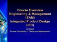 Course Overview Engineering PowerPoint PPT Presentation
