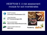 WEBFRAM 5: A risk assessment