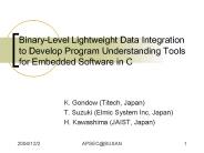 K. Gondow (Titech, Japan)