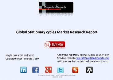 Global Stationary Cycles Market